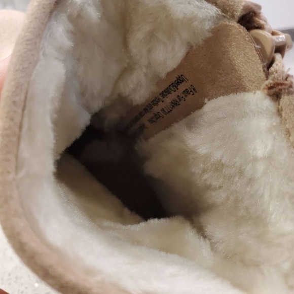 Toddler Girls Boots Isla Rainbow Zipper Slip On Winter Boots Shooting Star - Picture 5 of 12